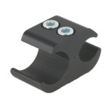 Bride de fixation pour frein Diamètre 30 mm alu noir pour fauteuil roulant