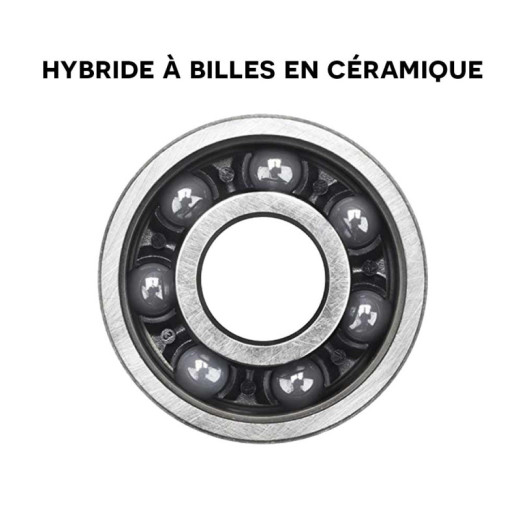 Roulement étanche R8-2RS Hybride à billes en céramique pour fauteuil roulant