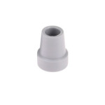 Embout de canne anglaise gris Ø16mm embase Ø28mm