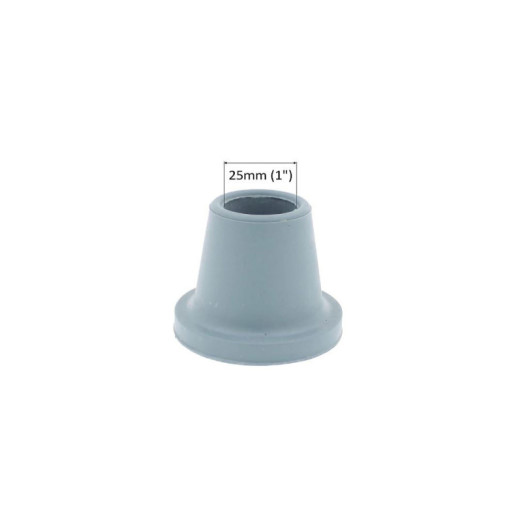 Embout de siège de douche gris Ø25mm embase Ø56mm