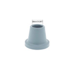 Embout de siège de douche gris Ø28mm embase Ø59mm