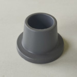 Embout de siège de douche ou de bain gris Ø28mm embase Ø59mm