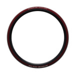 Pneu SCHWALBE DUNK KING 26x1 (25-590) blanc flanc bordeaux asymétrique